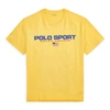 Ralph Lauren Classic Fit Polo Sport Jersey T-shirt In Chrome Yellow