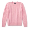 Ralph Lauren Kids' Cable-knit Cashmere Sweater In Carmel Pink