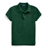 Polo Ralph Lauren Kids' Cotton Mesh Polo Shirt In College Green