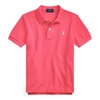 Polo Ralph Lauren Kids' The Iconic Mesh Polo Shirt In Hot Pink