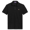 Ralph Lauren Custom Slim Fit Piqué Polo Shirt In Black