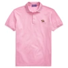 Polo Ralph Lauren Custom Slim Fit Piqué Polo Shirt In Classic Bright Pink
