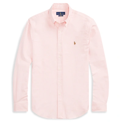 Ralph Lauren Slim Fit Stretch Oxford Shirt In Pink