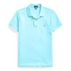 Ralph Lauren Classic Fit Mesh Polo Shirt In Turquoise Nova
