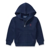 Polo Ralph Lauren Kids' Cotton-blend-fleece Hoodie In Cruise Navy