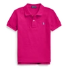 Polo Ralph Lauren Kids' Cotton Mesh Polo Shirt In Aruba Pink