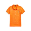 Ralph Lauren Slim Fit Stretch Polo Shirt In Resort Orange