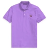 Polo Ralph Lauren Custom Slim Fit Piqué Polo Shirt In Classic Lavender
