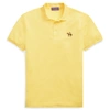 Polo Ralph Lauren Custom Slim Fit Piqué Polo Shirt In Classic Lemon Yellow