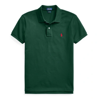 Polo Ralph Lauren Classic Fit Mesh Polo Shirt In College Green