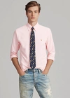 Polo Ralph Lauren Slim Fit Stretch Oxford Shirt In Aegean Blue