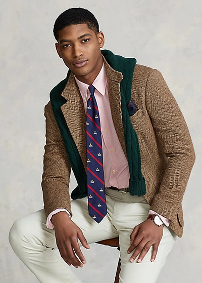 Polo Ralph Lauren Slim Fit Stretch Oxford Shirt In Blue