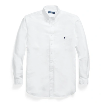 Polo Ralph Lauren Garment-dyed Oxford Shirt In White