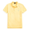 Ralph Lauren Classic Fit Mesh Polo Shirt In Corn Yellow