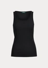 Ralph Lauren Cotton-blend Tank Top In White