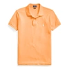 Ralph Lauren Classic Fit Mesh Polo Shirt In Key West Orange