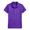 Ralph Lauren Slim Fit Stretch Polo Shirt In Chalet Purple