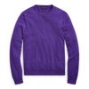 Ralph Lauren Cashmere Crewneck Sweater In Classic Violet