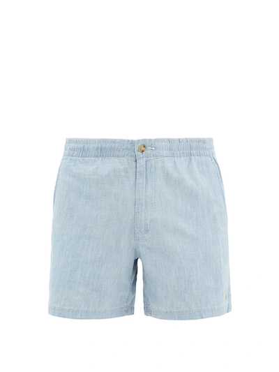 Polo Ralph Lauren Prepster Classic-fit Cotton-blend Chino Shorts In Blue