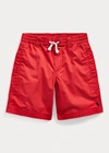 Polo Ralph Lauren Kids' Cotton Twill Drawstring Short In Pacific Royal