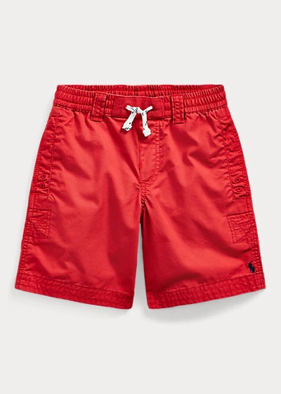 Polo Ralph Lauren Cotton Twill Drawstring Short In Pacific Royal