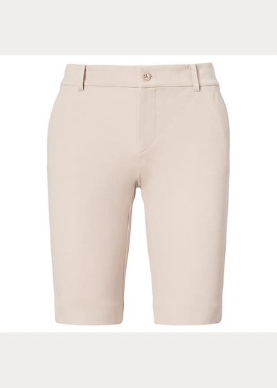 Lauren Ralph Lauren Stretch Cotton Short In Birch Tan