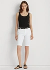 Lauren Ralph Lauren Bi-stretch Twill Short In White