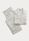 Ralph Lauren Cotton Jersey Pajama Set In Grey Heather
