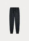 Polo Ralph Lauren Cotton Jersey Jogger In Polo Black/active Grey