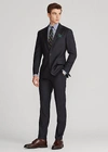 Polo Ralph Lauren Polo Wool Twill Suit In Charcoal