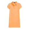 Polo Ralph Lauren Kids' Cotton Mesh Polo Dress In Key West Orange