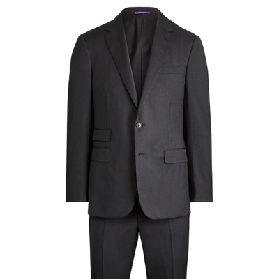 Ralph Lauren Gregory Wool Serge Suit In Charcoal