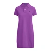 Polo Ralph Lauren Cotton Mesh Polo Dress In Paloma Purple/c7996