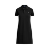 Polo Ralph Lauren Cotton Mesh Polo Dress In Black