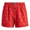 Polo Ralph Lauren Allover Pony Boxer In Red/ Eliteblue