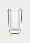 Ralph Lauren Leigh Crystal Vase In Clear,brass