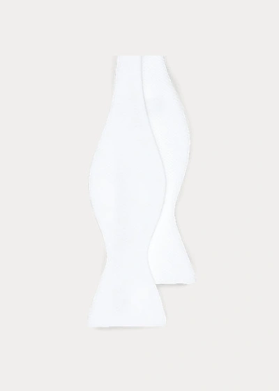 Polo Ralph Lauren Cotton Piqué Bow Tie In White