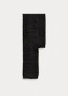 Polo Ralph Lauren Knit Silk Tie In Silver