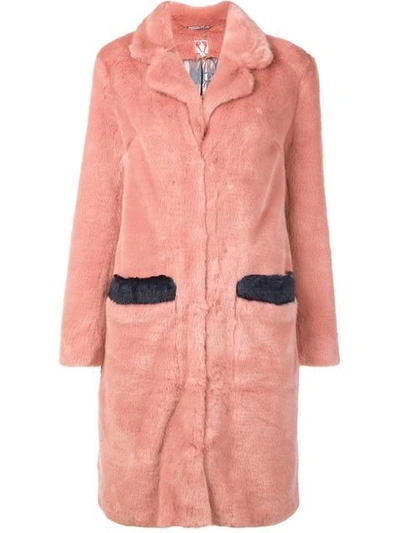 Shrimps Long Faux-fur Coat