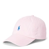 Polo Ralph Lauren Kids' Cotton Chino Ball Cap In Carmel Pink