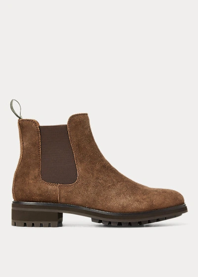 Polo Ralph Lauren Bryson Suede Chelsea Boot In Brown