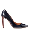 Polo Ralph Lauren Celia Calfskin Pump In Marine Navy