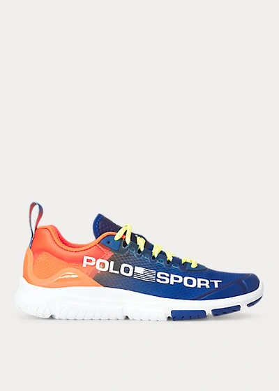 Polo Ralph Lauren Logo Tech Racer Sneaker In Ombre