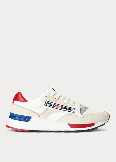 Polo Ralph Lauren Trackster 100 Sneaker In Newport Navy