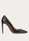 Polo Ralph Lauren Celia Calfskin Pump In Burgundy