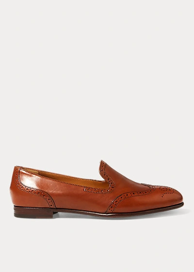 Polo Ralph Lauren Quincy Calfskin Loafer In Black