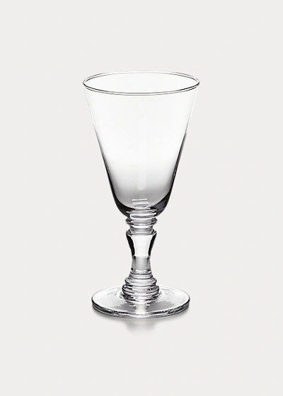 Ralph Lauren Ethan White Wine Glass In Clear