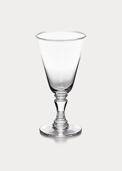 Polo Ralph Lauren Ethan White Wine Glass In Clear