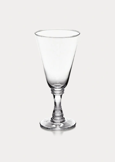 Ralph Lauren Ethan Red Wine Glass In Clear