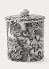 Polo Ralph Lauren Faded Peony Sugar Pot In Black